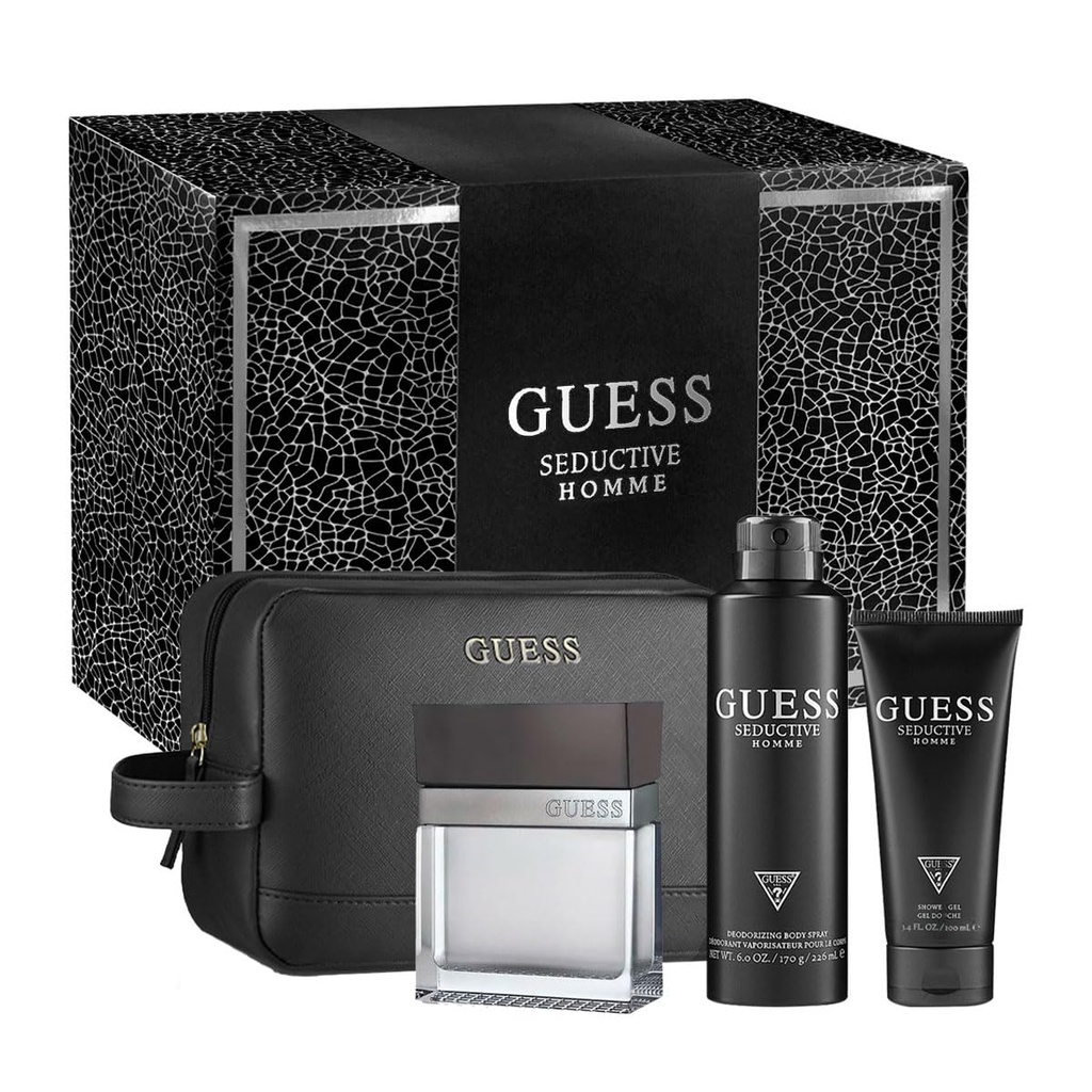 GUESS SEDUCTIVE SET 4p 3.4oz M EDT