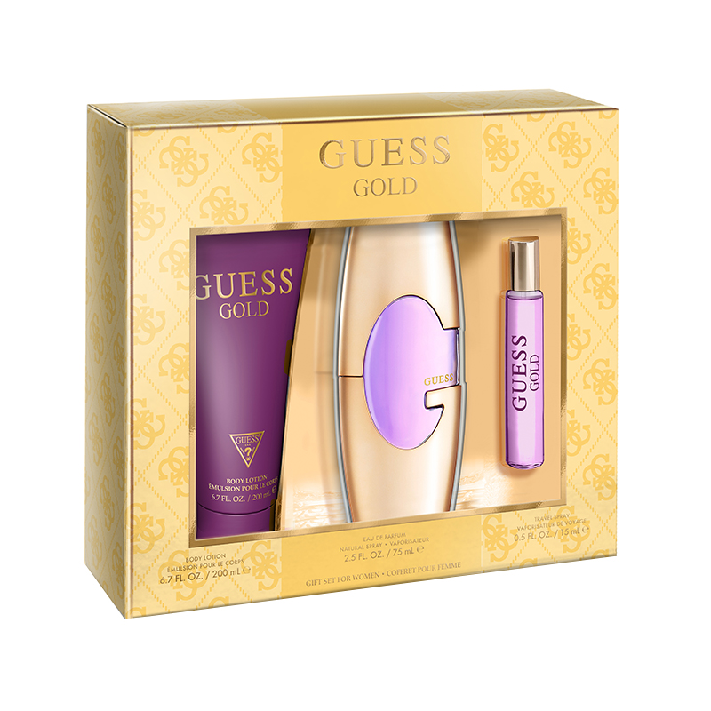 GUESS GOLD SET 3p 2.5oz W EDP SP