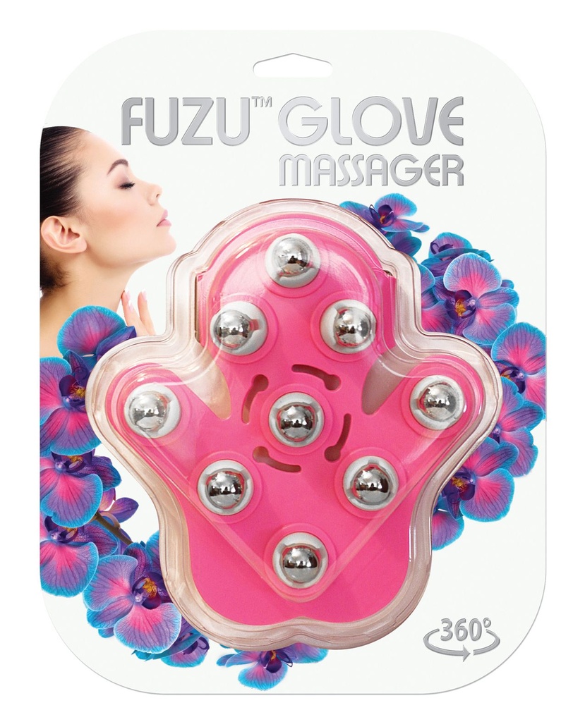 Fuzu Glove Massager - Neon Pink