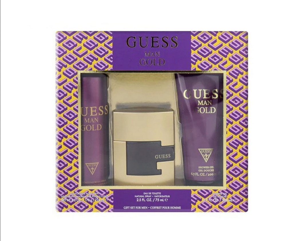 GUESS GOLD SET 3p 2.5oz M EDT SP