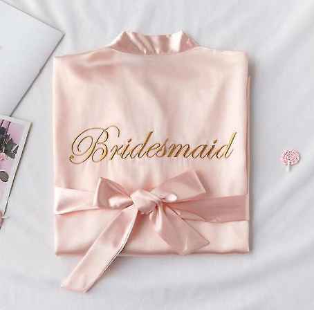 Pijama bata de boda
