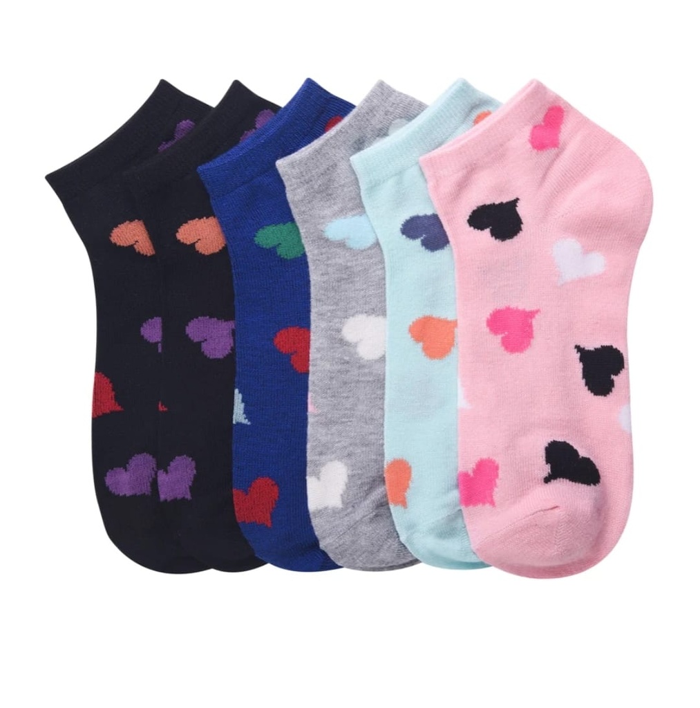 3 Pack de calcetines de corazones