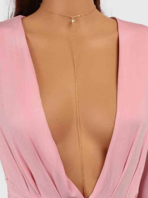 Cadena corporal con decoración de diamantes de imitación a la moda para mujer, regalo exquisito para fiesta, 1 ud.