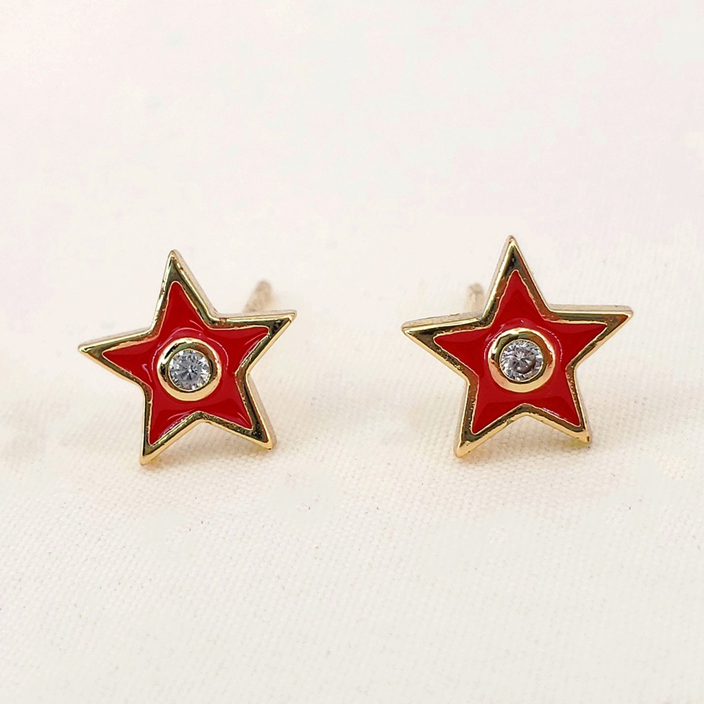 Arito de Brass mini dot star red