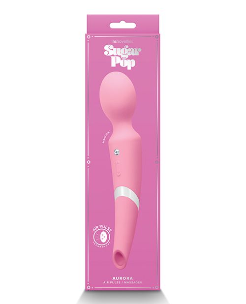 Sugar Pop Aurora Air Pulse Massager Wand - Pink