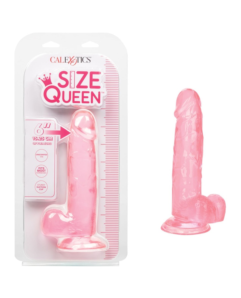 Size Queen 6&quot; Dildo - Pink