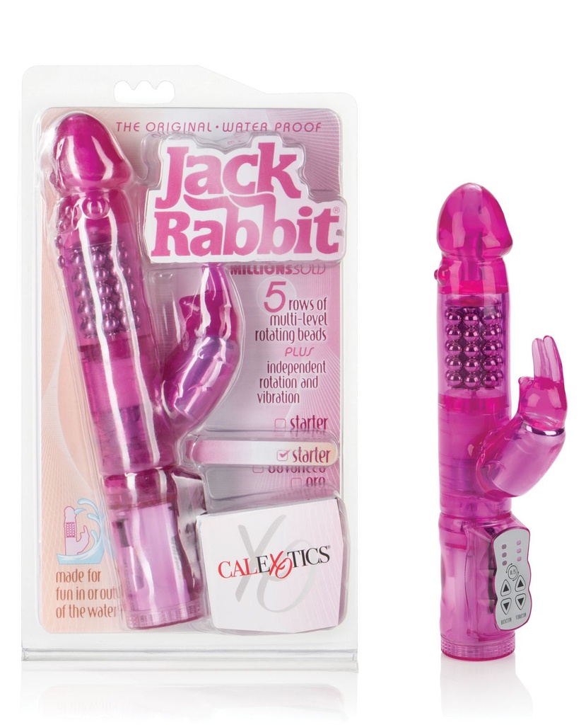 Jack Rabbit w/Floating Beads Waterproof - Pink