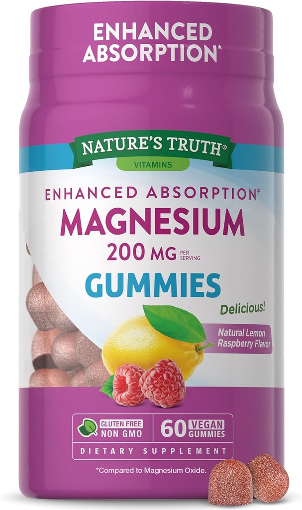 Nature Truth Magnesium Gummies 200mg 60ct