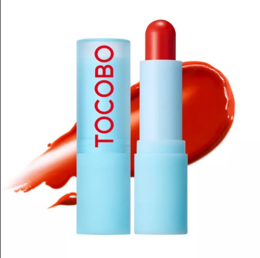 Tocobo Glass Tinted Lip Balm - [#013 Tangerine Red]