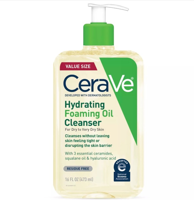 CeraVe Hydrating Foaming Oil Cleanser