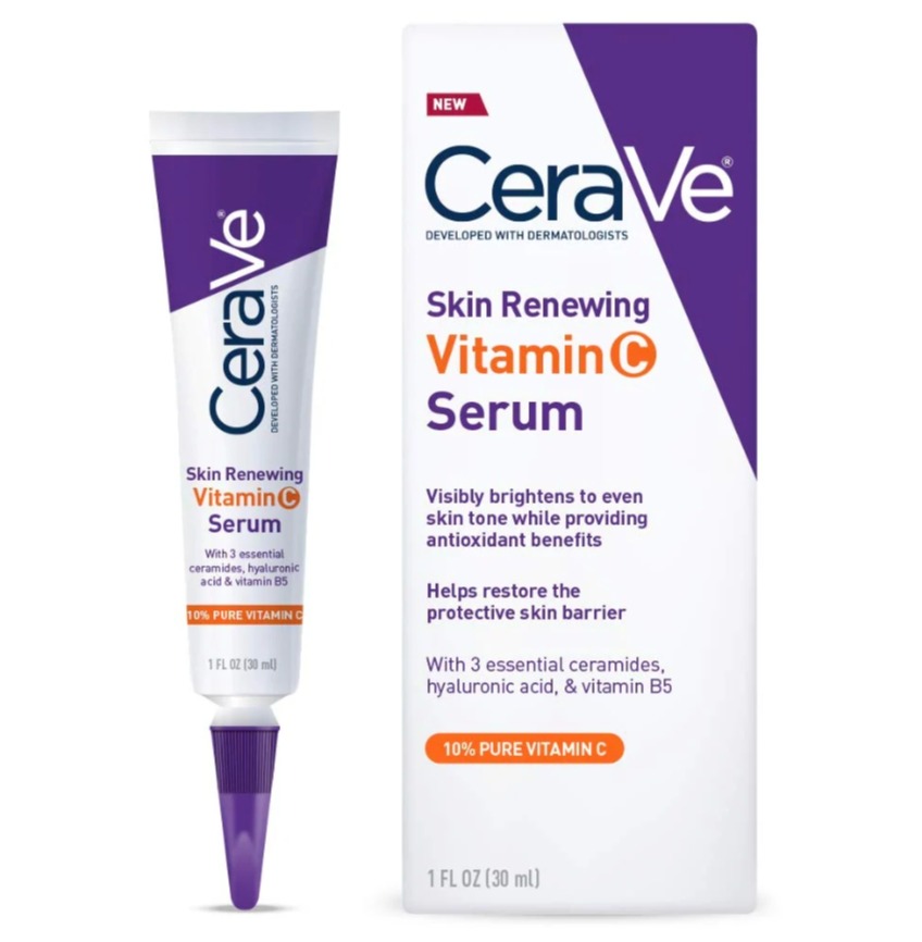 CeraVe Skin Renewing Vitamin C Serum, 1 oz.