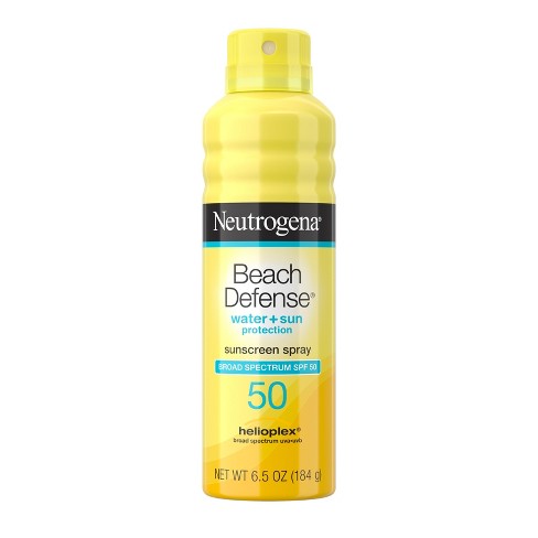 Neutrogena Beach Defense Spray Sunscreen, SPF 50, 6.5 oz