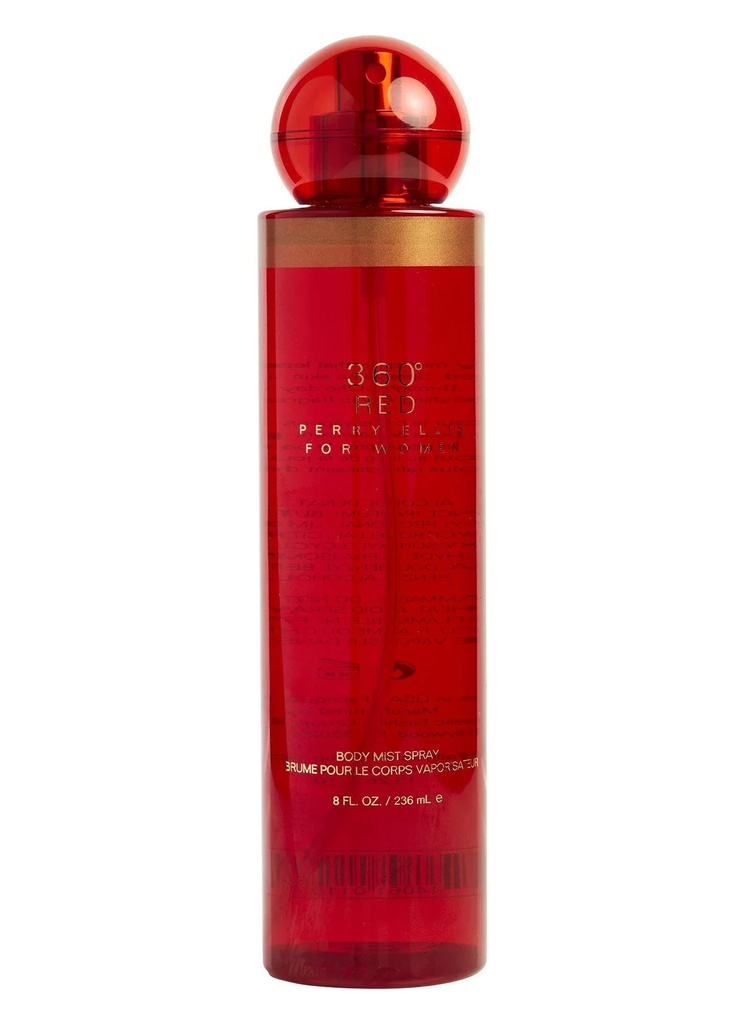 BODY MIST WOMEN PERRY ELLIS 360 RED 8.0 OZ. SP