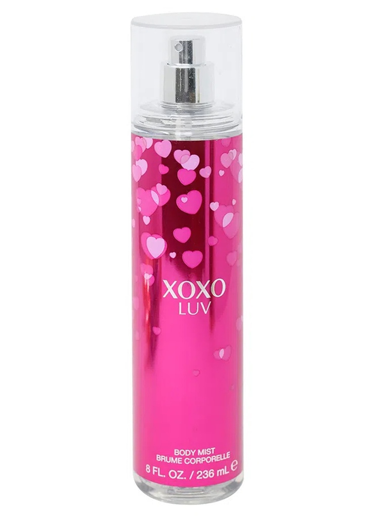 BODY MIST WOMEN XOXO LUV 8.0 OZ. SP