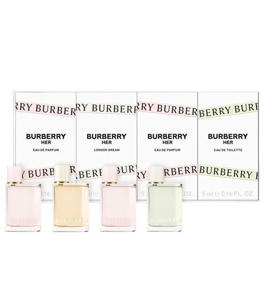 BURBERRY HER MINI 4xo.5oz W SPL EDT