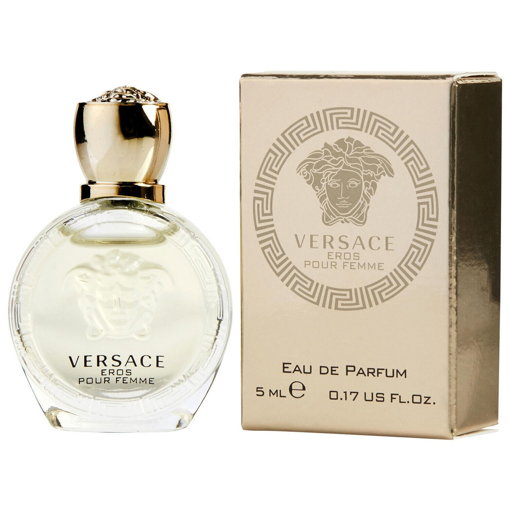 MINI VERSACE EROS POUR FEMME WOMEN 0.17 OZ. EDT SP