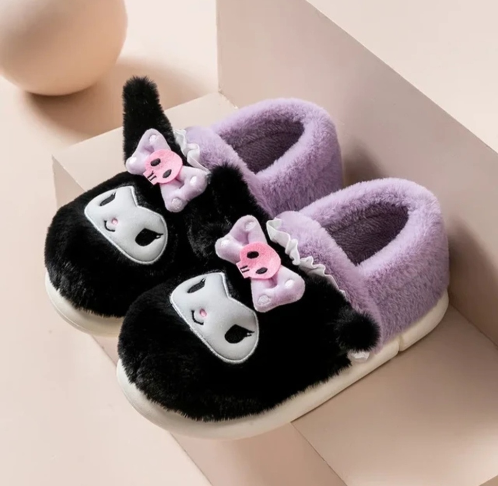 Pantuflas de dibujos animados