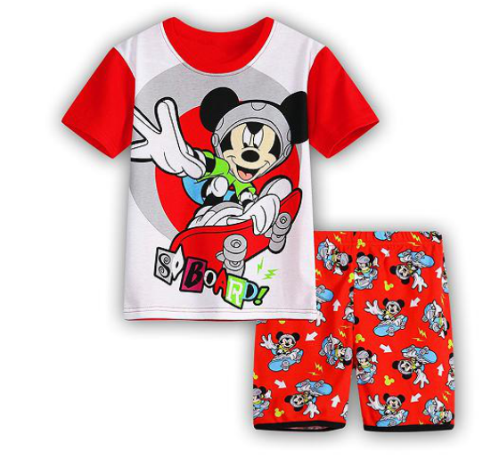 Pijama Short kids de dibujos animados