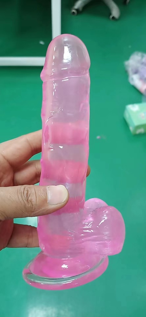 Dildo realista con copa succion