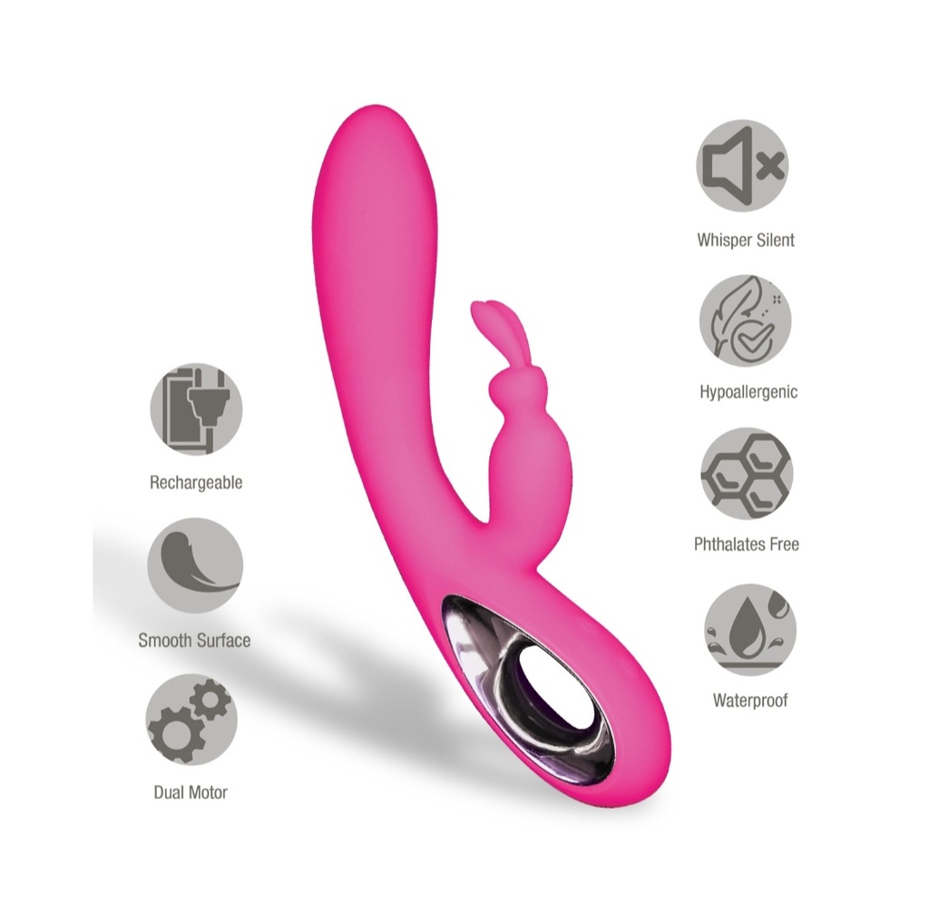 Vibrador estimulador de clictoris de silicona