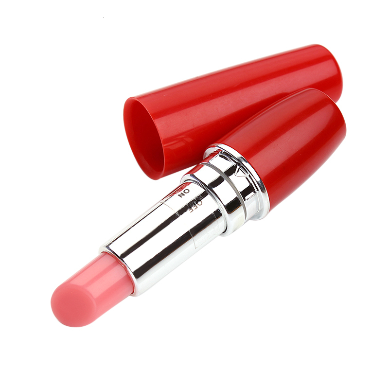 Vibrador en forma de lapiz labial