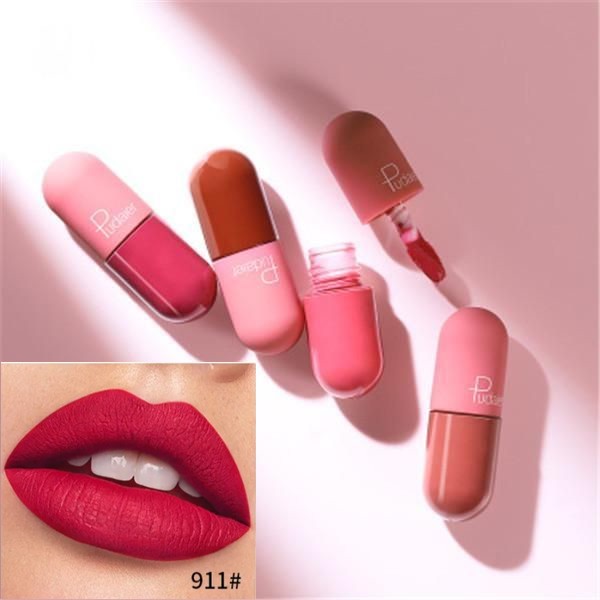 Puradier - Mini Capsule Matte Liquid Lipstick - [911# - 4.5ml]