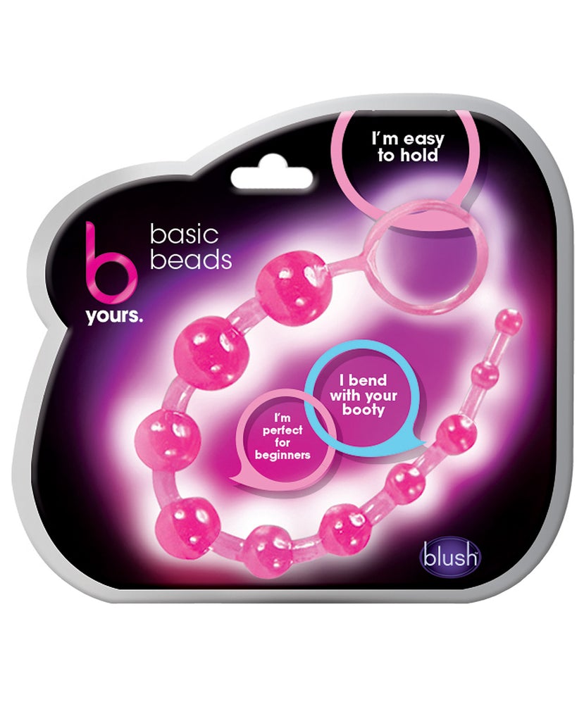 Blush B Yours Basic Anal Beads-Pink