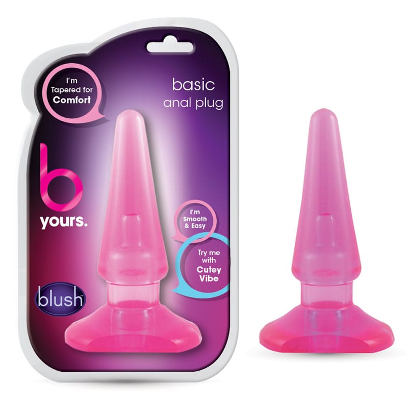 Blush B Yours Basic Anal Plug-Pink