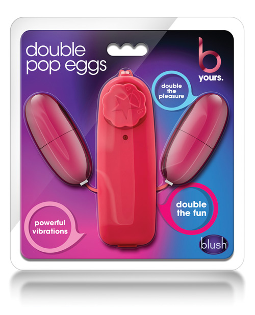 Blush B Yours Double Pop Eggs-Cerise