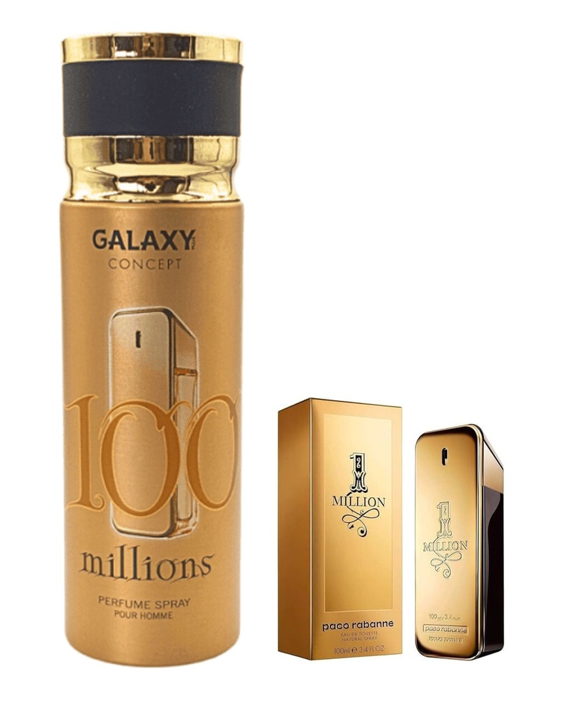 Galaxy Concept Perfumed Spray 100 Millions 200ml 6.7 fl.oz