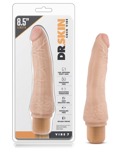 Blush Dr. Skin Vibe #8.5&quot; Dong #7-Beige