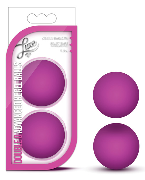 Blush Luxe Double O Advanced Kegel Balls - Pink