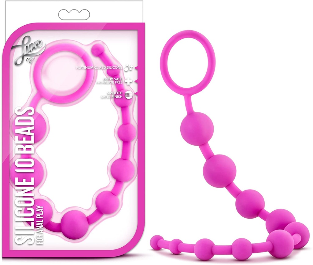 Blush Luxe Silicone Beads 10 - Pink