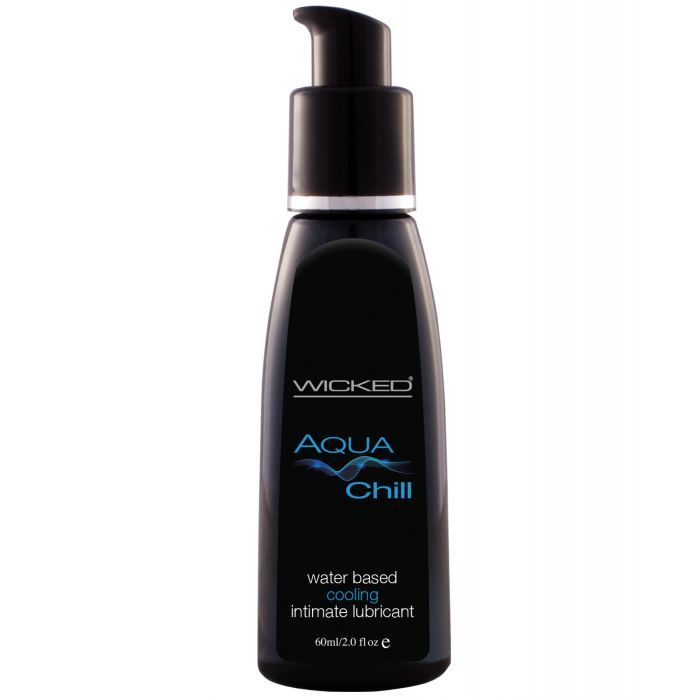 Wicked Sensual Care Aqua Chill Water Based Cooling Lubricant - 2 oz