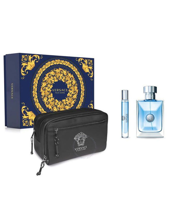 VERSACE HOMME SET 3p 3.4oz M EDT