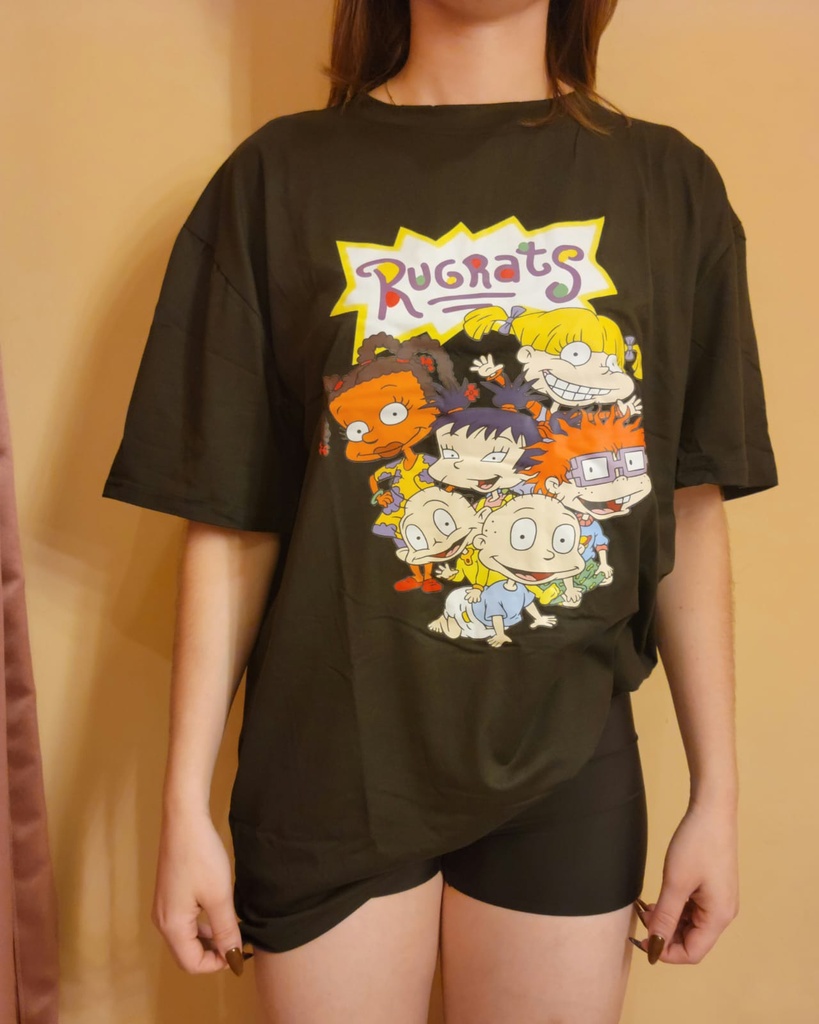 Camisa pijama con estampado de dibujos animados