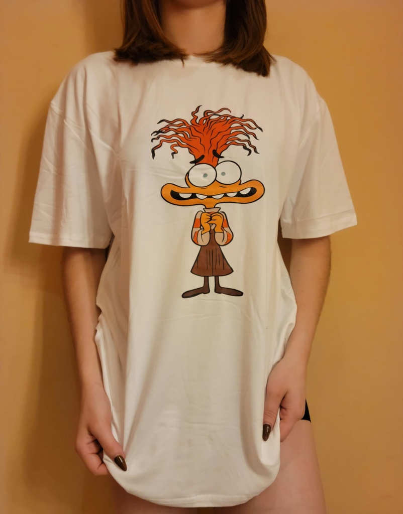 Camisa pijama con estampado de dibujos animados