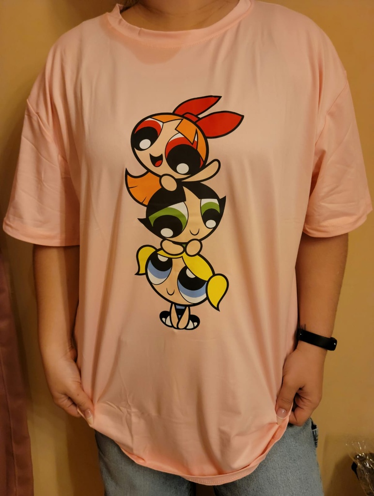 Camisa pijama con estampado de dibujos animados