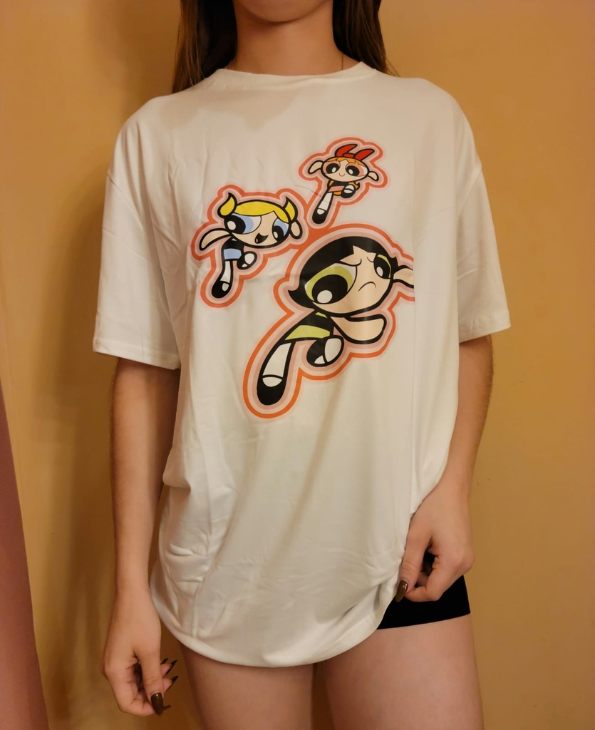 Camisa pijama con estampado de dibujos animados