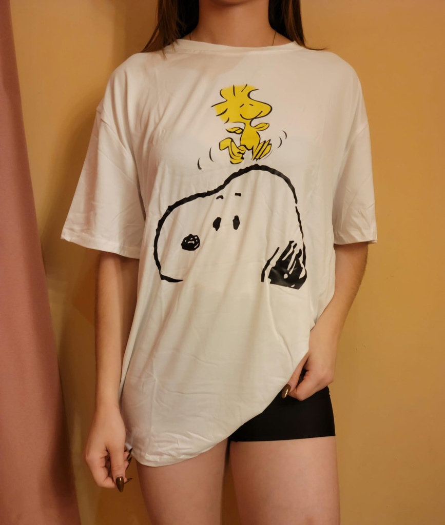 Camisa pijama con estampado de dibujos animados