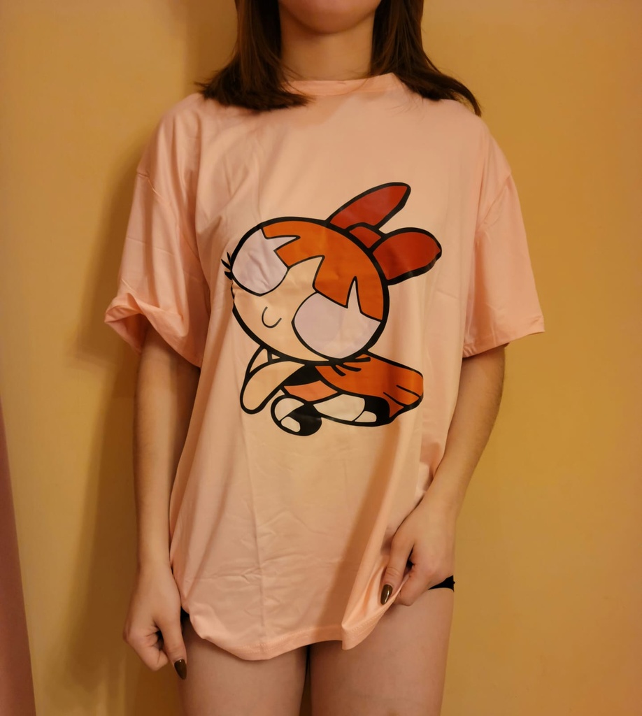 Camisa pijama con estampado de dibujos animados