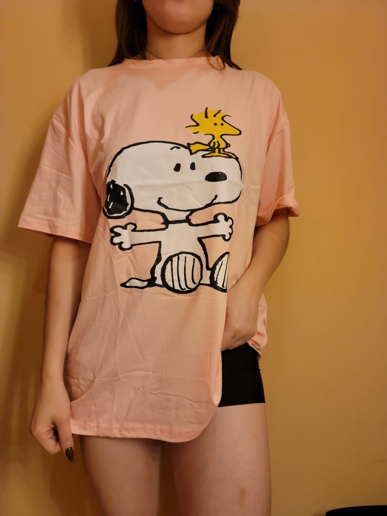 Camisa pijama con estampado de dibujos animados