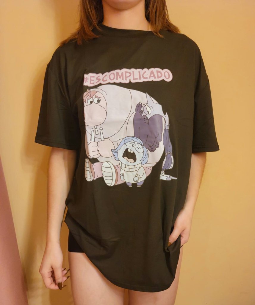 Camisa pijama con estampado de dibujos animados