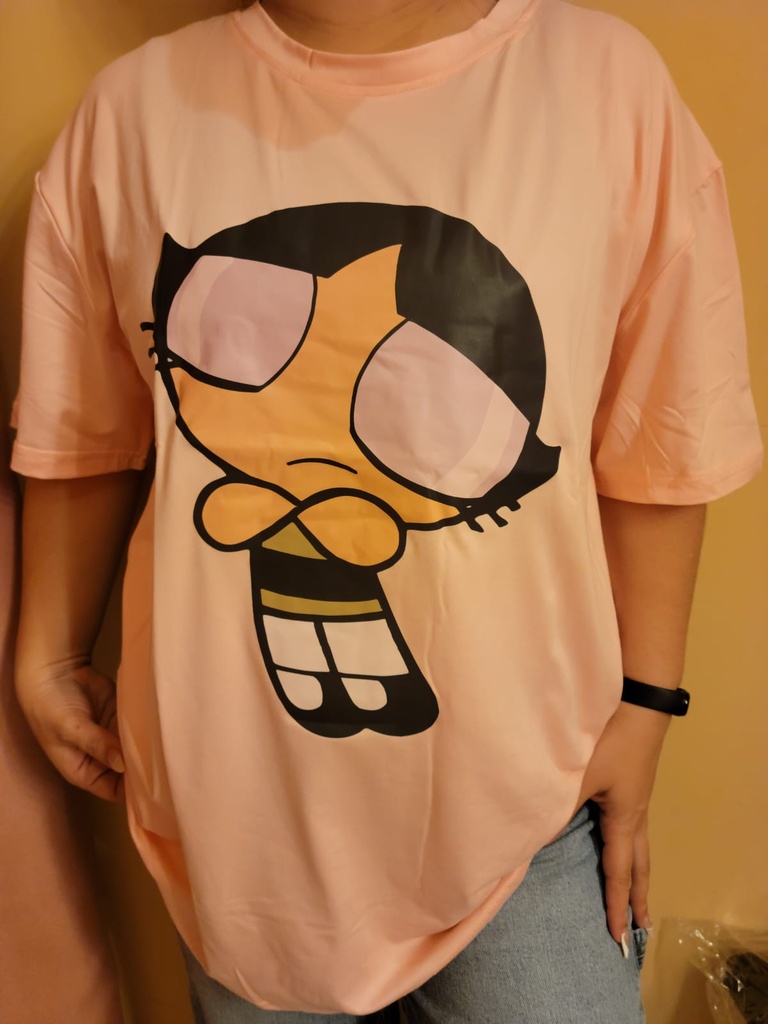 Camisa pijama con estampado de dibujos animados