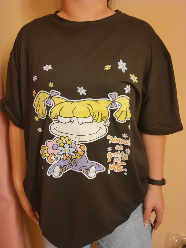 Camisa pijama con estampado de dibujos animados