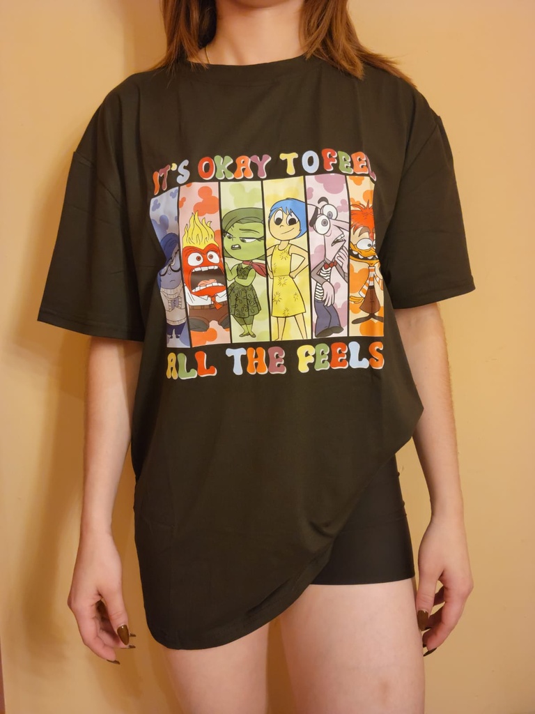 Camisa pijama con estampado de dibujos animados