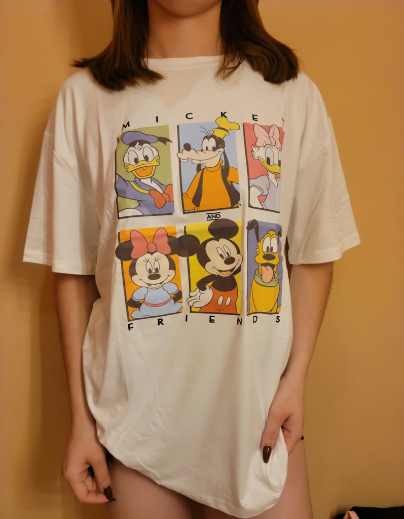 Camisa pijama con estampado de dibujos animados