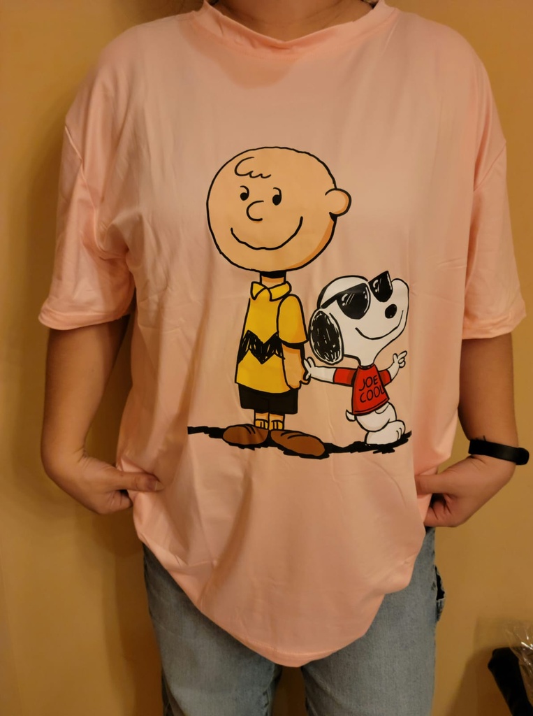 Camisa pijama con estampado de dibujos animados