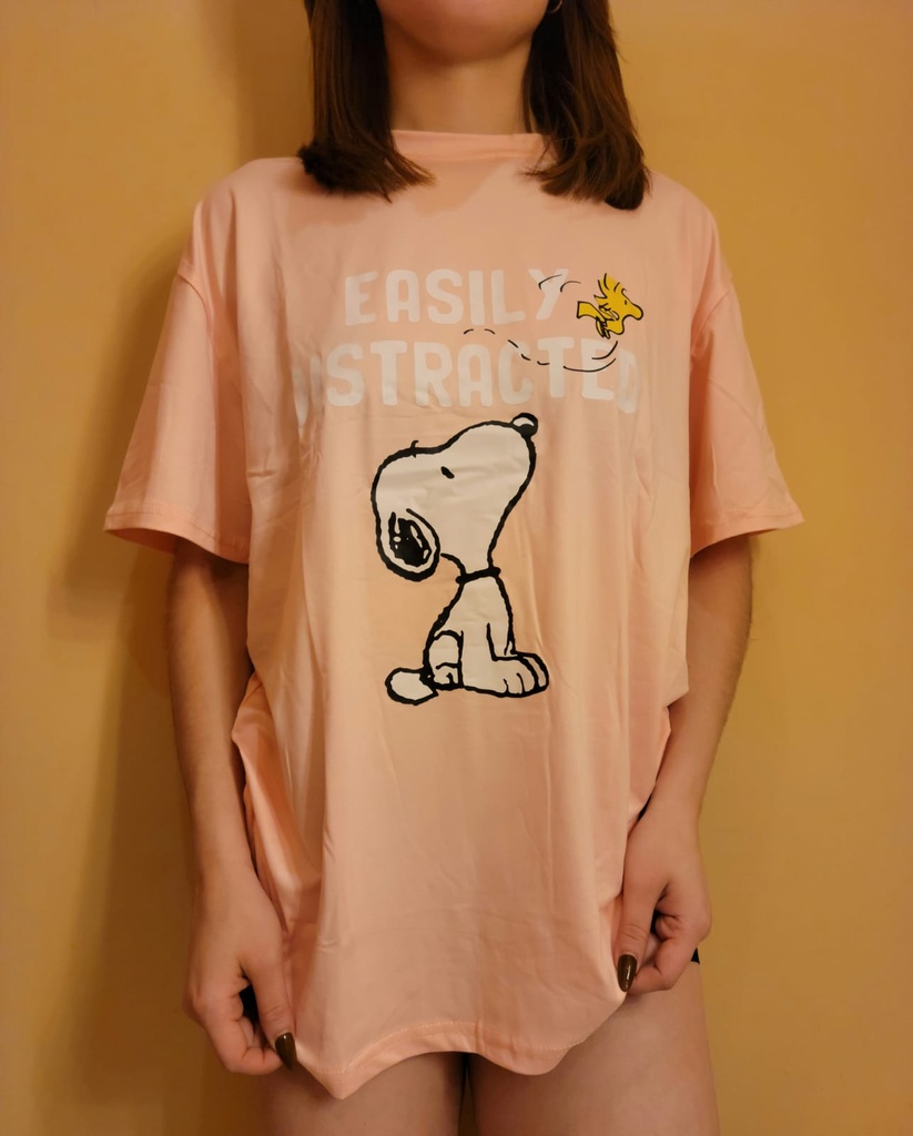 Camisa pijama con estampado de dibujos animados