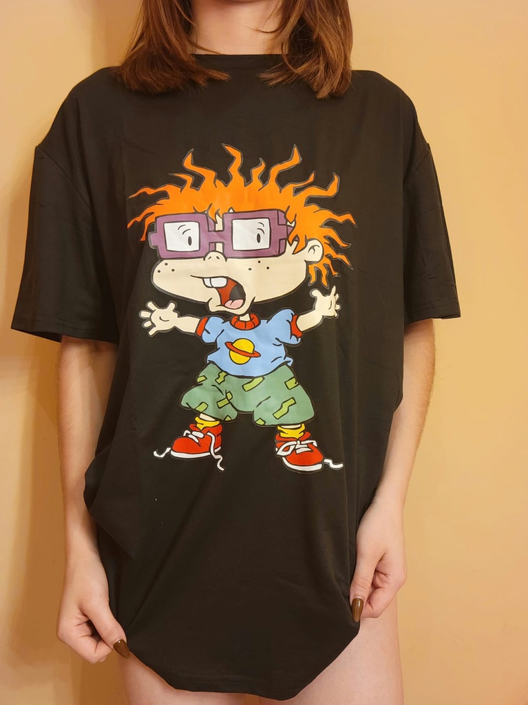 Camisa pijama con estampado de dibujos animados